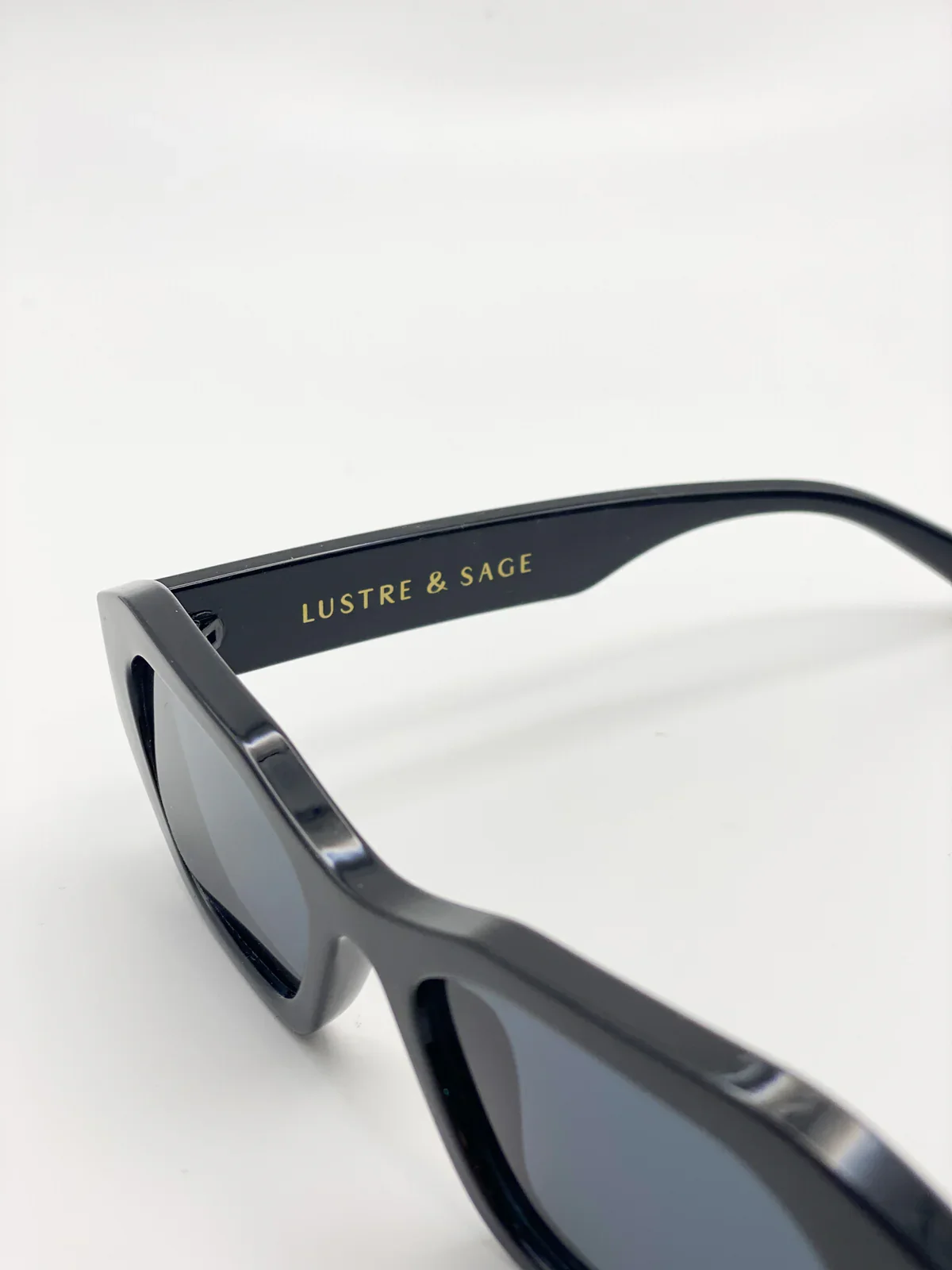 Laila Square Frame Sunglasses – Black - Image 7