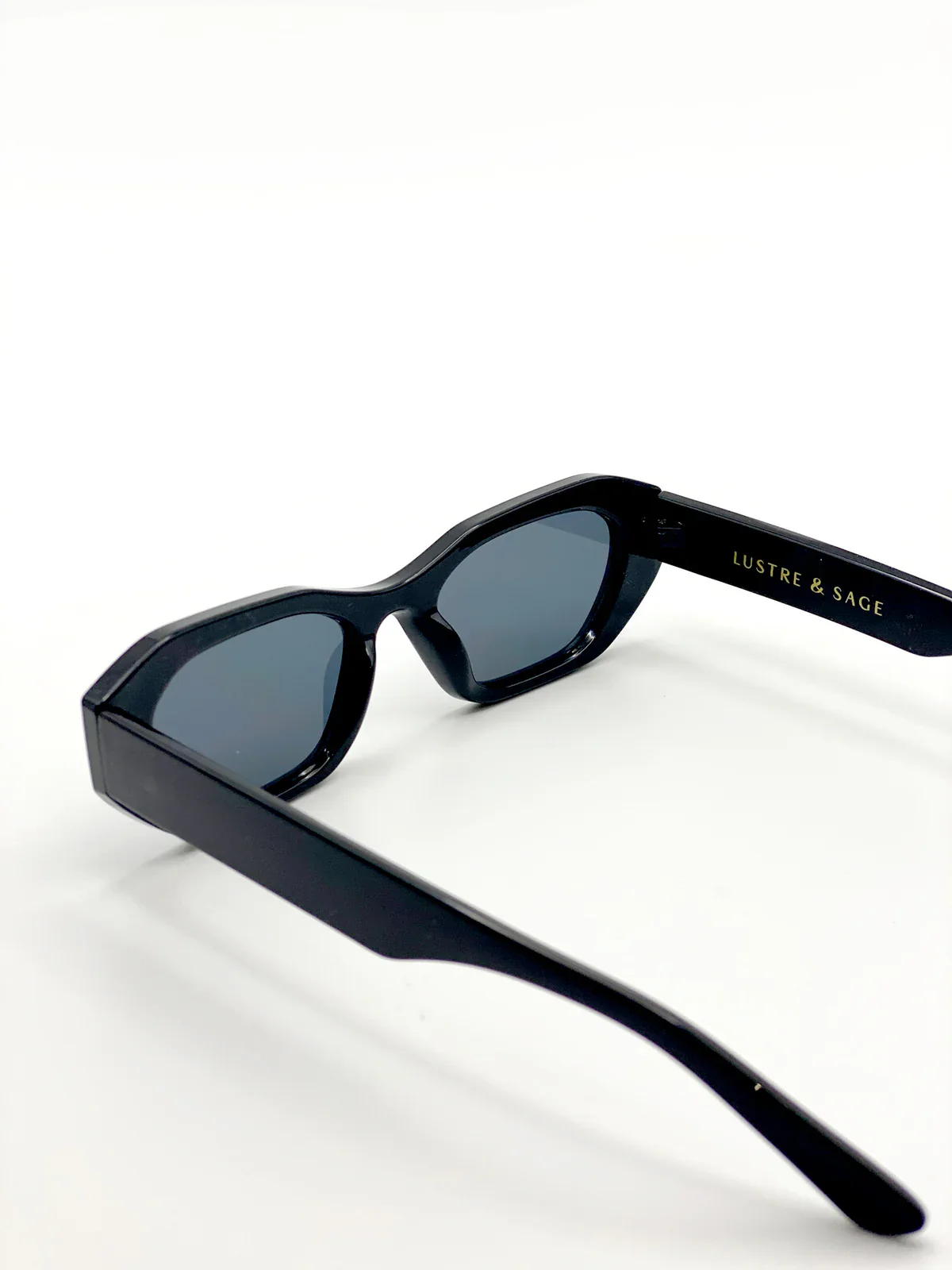 Laila Square Frame Sunglasses – Black - Image 8