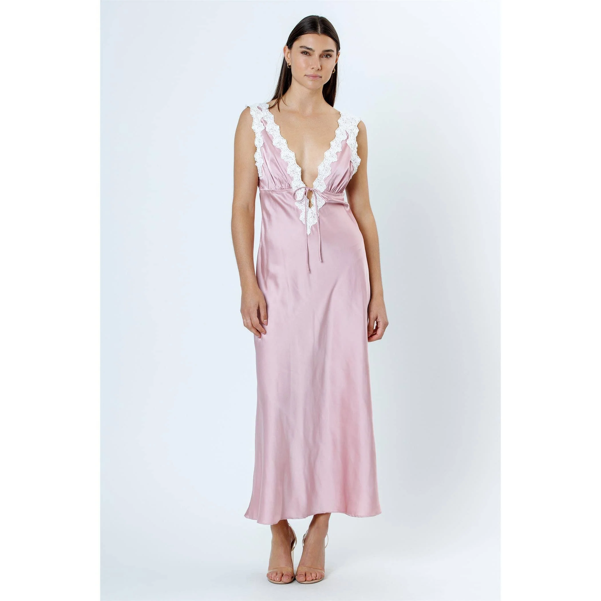 STORIA ROSE PINK MIDI DRESS - Image 5