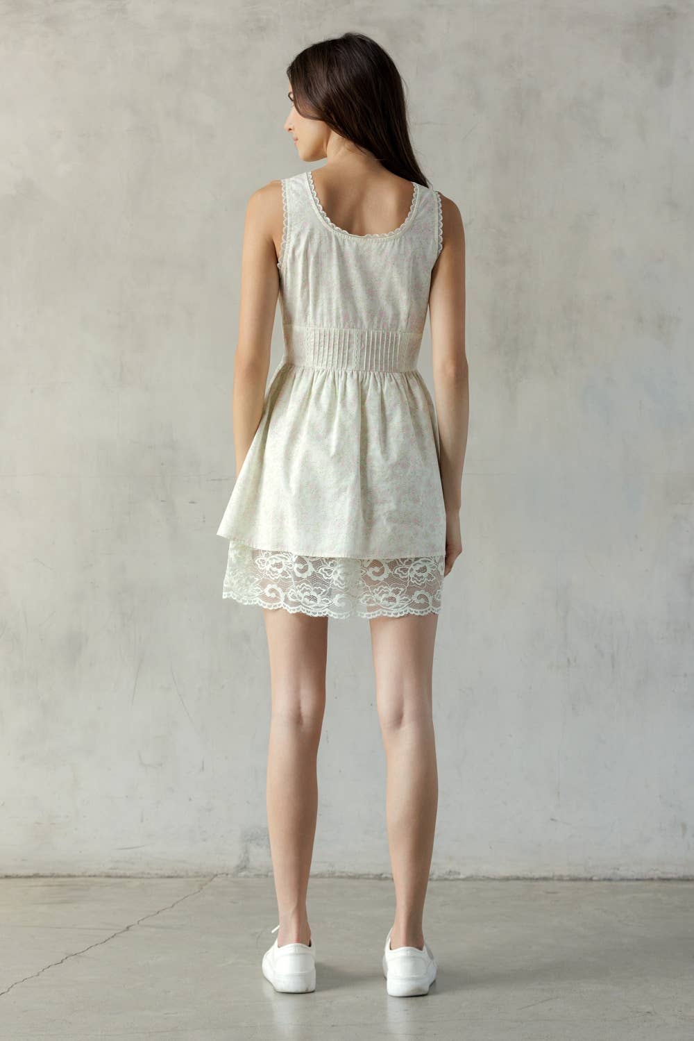 STORIA LACE TRIM FLORAL MINI DRESS - Image 8